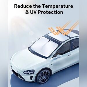 Sunshade Roof Compatible for Tesla Model 3 2017-2024, Blocks 99% UV, 3PCS Grey